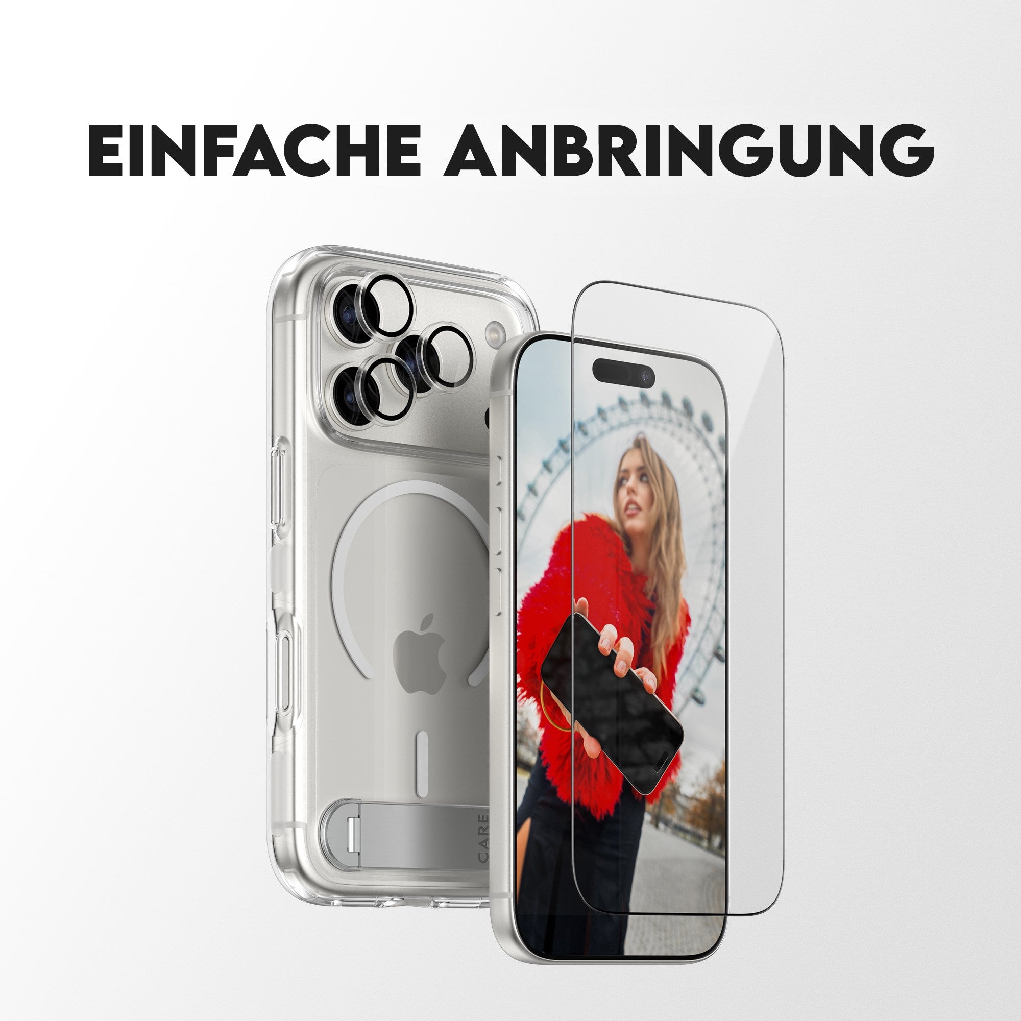 PanzerGlass® | CARE™ by PanzerGlass® 3-in-1 Kick Set iPhone 17 Pro Max